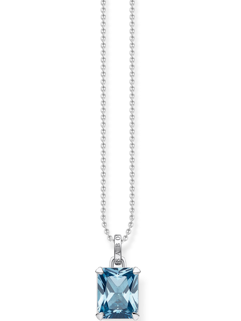 4051245482324 - Kette mit aqua Stein Silber