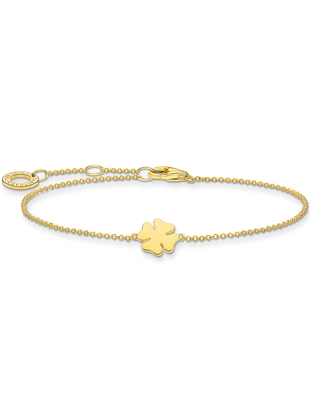 4051245487534 - Armband - Bracelet Cloverleaf - in gold - Armband für Damen