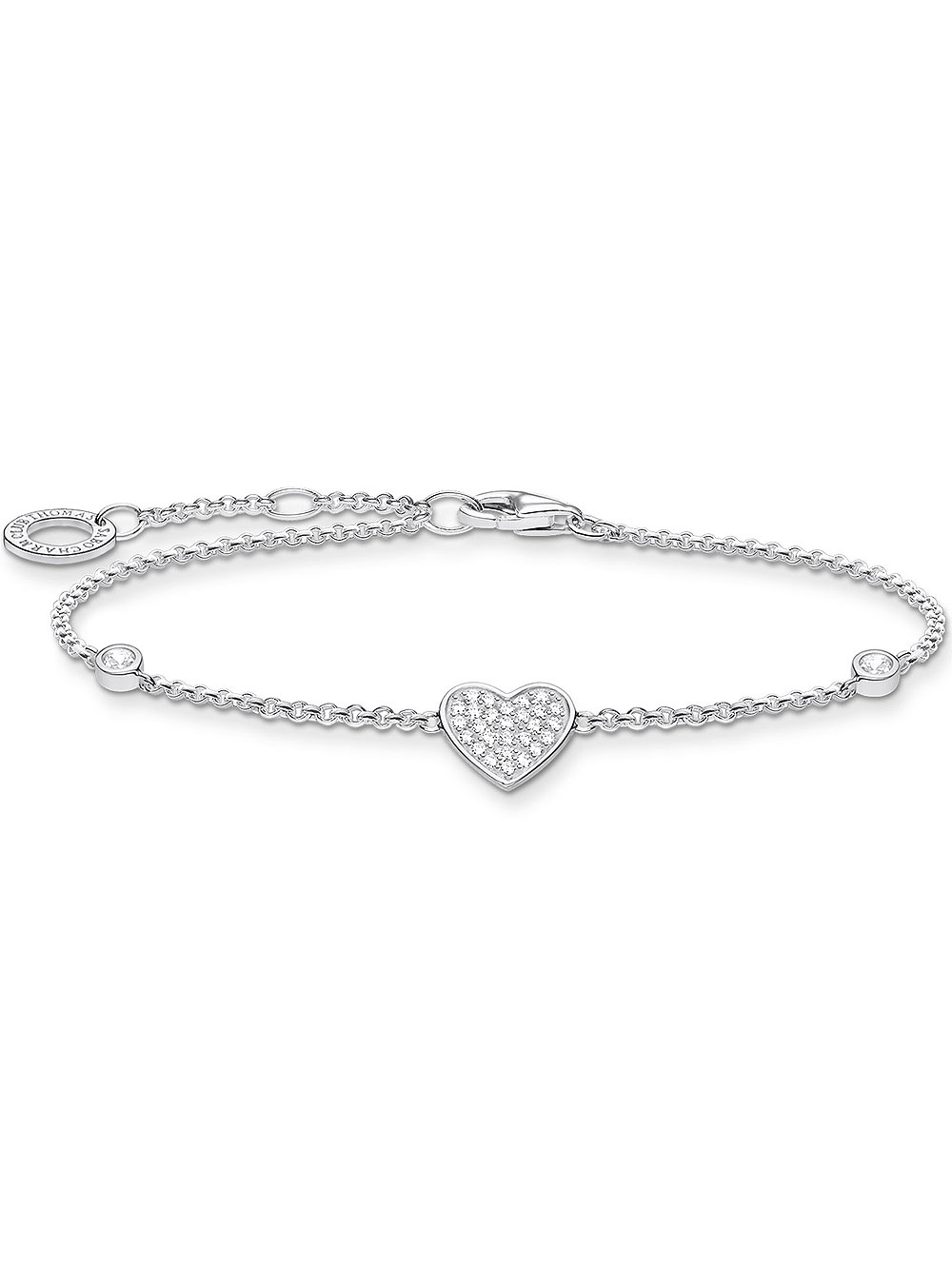 4051245487565 - Armband Herz mit Steinen silber