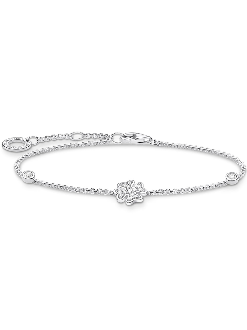 4051245487572 - Thomas Sabo Damen Armband silber weiß