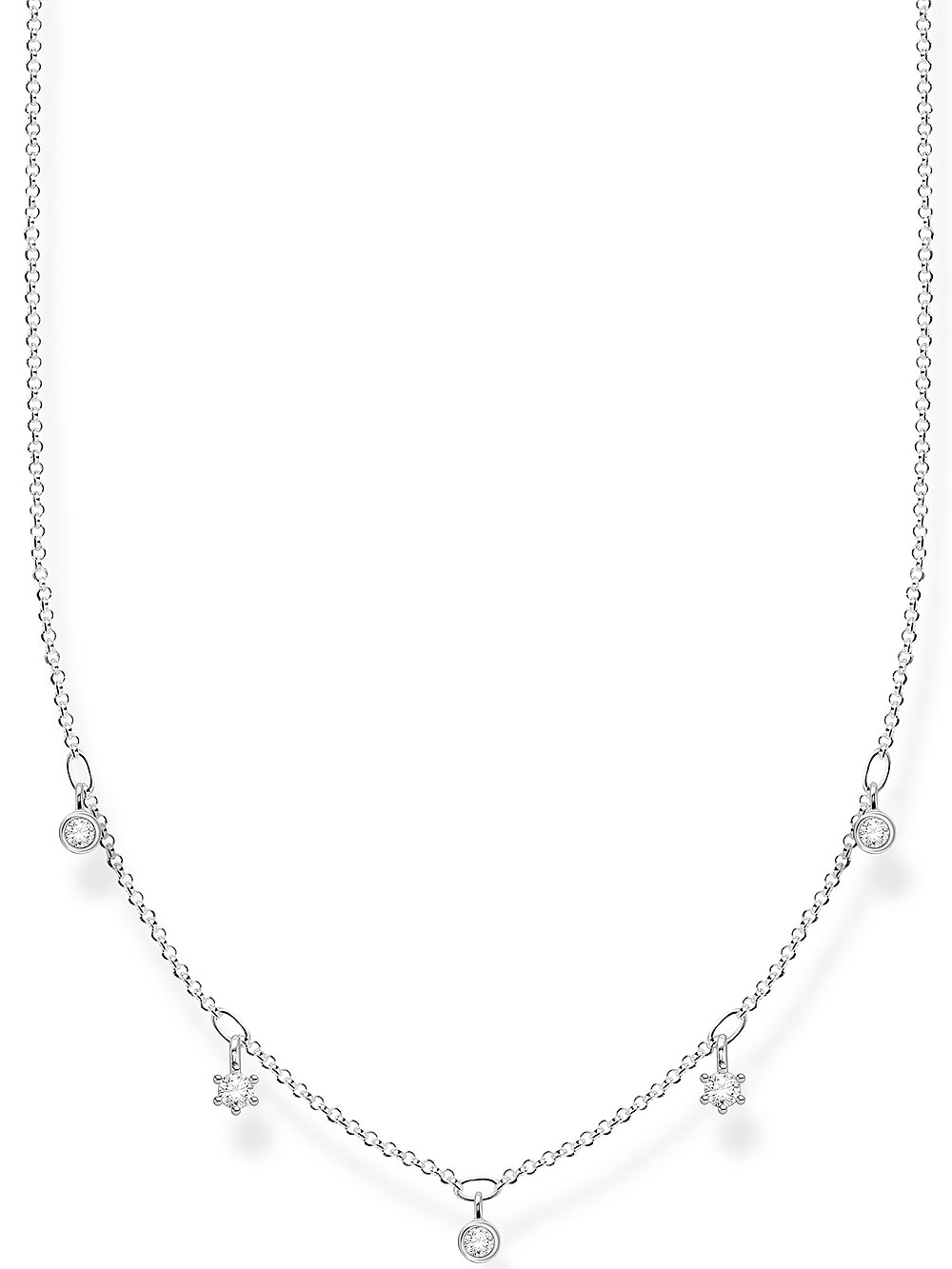 4051245488548 - Thomas Sabo Damen Kette silber weiß