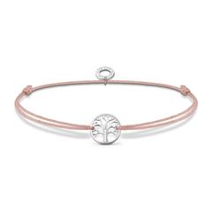 4051245502183 - Armband THOMAS SABO Baum der Liebe LS125-401-19-L20V Armbänder Gr 20 Silber 925 (Sterlingsilber)-Nylon silberfarben Damen