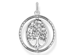 4051245518801 - Ketten-Anhänger THOMAS SABO Tree of Love Lebensbaum PE934-637-21 Schmuckanhänger Gr Silber 925 (Sterlingsilber) 710 g silberfarben Damen Anhänger