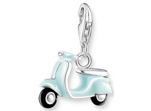 4051245551112 - Charm-Einhänger THOMAS SABO Vespa 1937-041-7 1992-007-9 Charms schwarz (silberfarben türkis schwarz) Damen