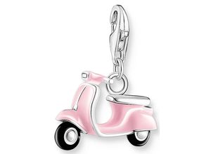 4051245557619 - Charm-Einhänger THOMAS SABO Vespa 1937-041-7 1992-007-9 Charms rosa (silberfarben rosa schwarz) Damen