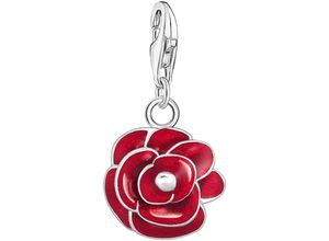 4051245562255 - Charm-Einhänger THOMAS SABO rote Rose 2093-007-10 Charms bunt (silberfarben rot) Damen