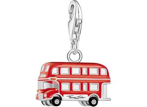 4051245571141 - Charm-Einhänger THOMAS SABO roter LONDON Bus 2119-007-10 Charms bunt (silberfarben rot) Damen Charms Anhänger