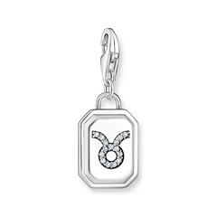 4051245571479 - Charm-Anhänger Stier aus 925er Silber mit Zirkonia