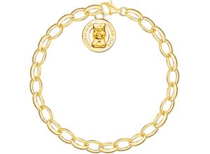 4051245578768 - Charm-Armband THOMAS SABO THOMAS x HARIBO Schmuck Charm-Armband Armbänder Gr 19 Silber 925 (Sterlingsilber) gelb (gelbgoldfarben) Damen Charm Armbänder