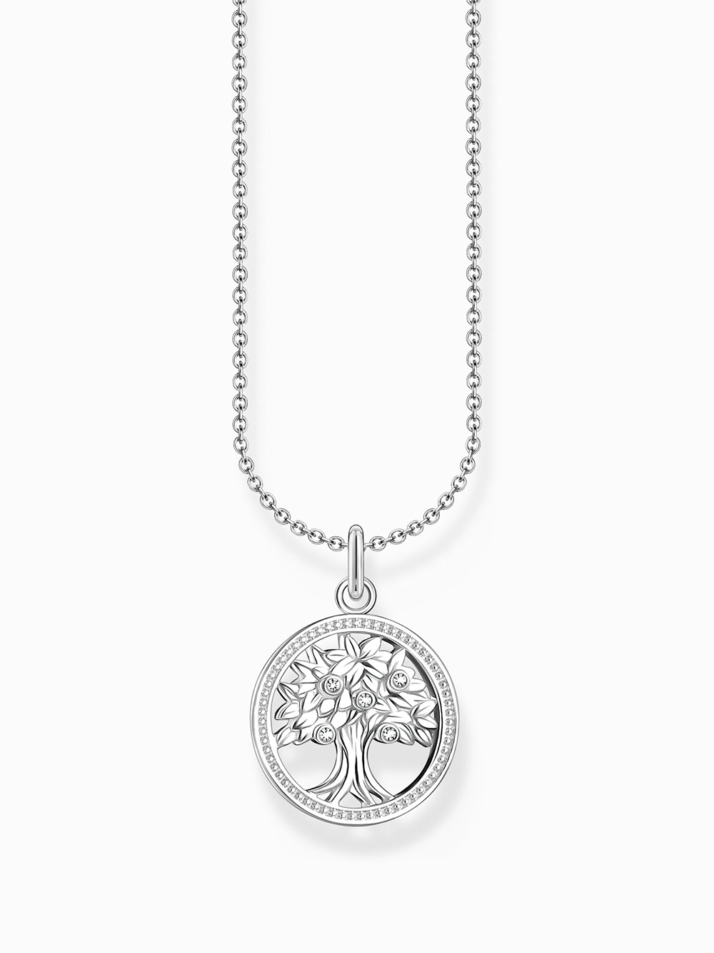 4051245581928 - KE2214-051-14-L45V Silberne Kette mit Tree of Love Anhänger Damen