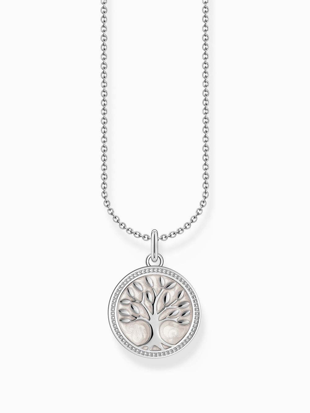 4051245581980 - Kette mit Anhänger THOMAS SABO Tree-of-Love-Anhänger KE2220-007-21-L45V KE2220-427-39-L45V Halsketten Gr 45 Silber 925 (Sterlingsilber) silberfarben Damen Ketten mit Anhänger