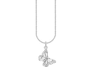 4051245582109 - Kette mit Anhänger THOMAS SABO Schmetterling-Anhänger KE2223-001-21-L45V Halsketten Gr 45 Silber 925 (Sterlingsilber) silberfarben Damen