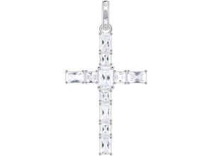 4051245590395 - Ketten-Anhänger THOMAS SABO Schmuck Silber 925 Anhänger Kreuz PE939-051-14 Schmuckanhänger Gr Silber 925 (Sterlingsilber) 4727 g silberfarben (silberfarben kristallweiß kristallweiß) Damen mit Zirkonia (synth)