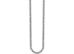 4051245592504 - Silberkette THOMAS SABO Schmuck Silber 925 Halskette Ankerkette KE2285-001 KE2285-637 Halsketten Gr 45 Silber 925 (Sterlingsilber) Länge 45 cm Breite 25 mm schwarz Damen