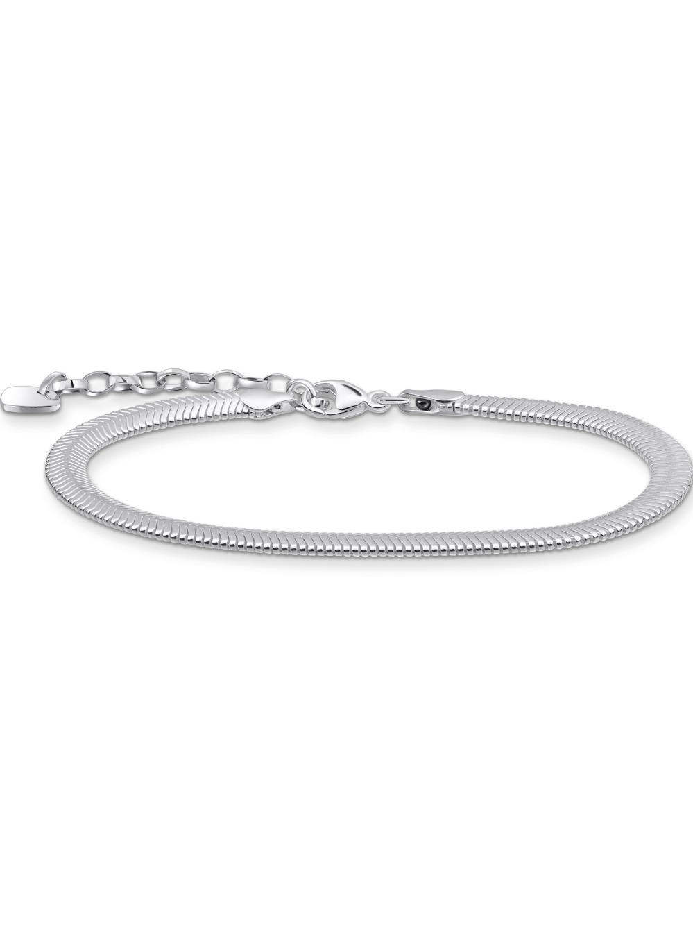 4051245592528 - Armband THOMAS SABO Schmuck Silber 925 Schlangenkettengliederung A2169-001-21-L19V Armbänder Gr 19 Silber 925 (Sterlingsilber) silberfarben Damen Armkette