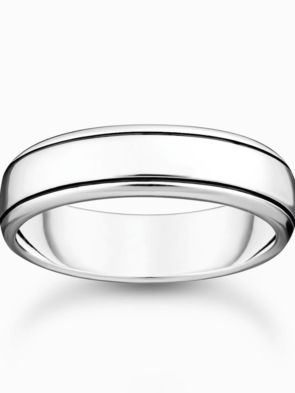 4051245610406 - TR2503-637-21-64 Unisex Ring mit Linien silber