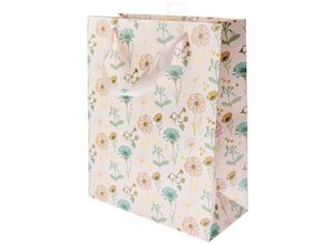 4051271219192 - Geschenktüte Blumen Rosa L FSC MIX 26 x 32 x 12 cm 230 g m²