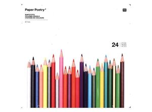 4051271387860 - Paper Poetry - Buntstifte im Metalletui 24 Stück