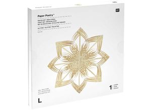 4051271417055 - Paper Poetry - Bastelset Webstern glitter gold 60 cm FSC MIX