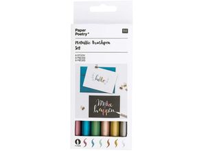 4051271462284 - Gelstifte PAPER POETRY METALLIC 6er-Pack in bunt