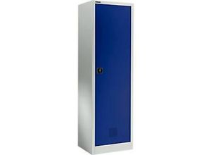 4051273514585 - Select Garderobenschrank EASY-WEAR Zylinderschloss H 1935 mm lichtgrau enzianblau RAL 7035 5010