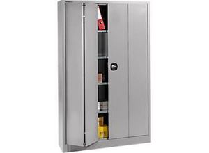 4051273515568 - Select Materialschrank MSF 2412 B 1200 x T 400 x H 1935 mm weißaluminium RAL 9006