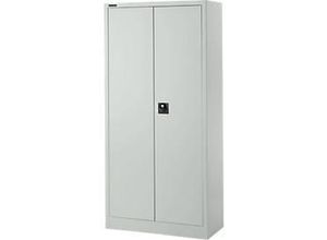 4051273783523 - Pure Universalschrank recycelter Stahl 4 Böden 5 OH abschließbar B 800 x T 400 x H 1935 mm lichtgrau RAL 7035