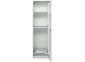 4051273792617 - Genius Reinigungsmittelschrank FS 5 OH abschließbar 2 Fachböden bis 250 kg B 545 x T 520 x H 1950 mm Stahl lichtgrau lichtgrau