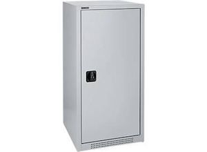 4051273793409 - Genius Flügeltürschrank FS 3 OH abschließbar 2 Fachböden bis 250 kg B 545 mm Stahl weißaluminium RAL 9006 weißaluminium RAL 9006