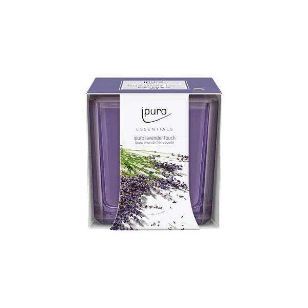 4051281982468 - ipuro Duftkerze Lavender Touch  lila Lavender 4051281982468 ipur