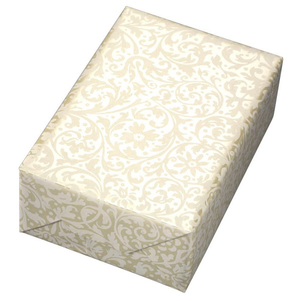 4051291068169 - Geschenkpapier Brokat beige PR045651050050 Ornamente 50cm x 50m beige gold 4051291068169 Jung