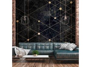 4051315508299 - LIVING WALLS Fototapete The Wall Tapeten Fototapete Modern Tapete Geometrisch Gold Schwarz Gr B L 4 m x 3 m Rollen 1 St goldfarben (gold schwarz) Fototapeten 3D