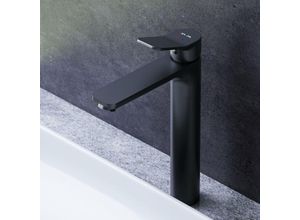 4051343066372 - Ampm - Wasserhahn Bad Hoch Waschbecken Badarmatur Mischbatterie aus Messing Waschtischarmatur Einhandmischer für Badezimmer Waschbeckenarmatur