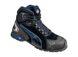 4051428045797 - PUMA Safety Rio Black Mid 632250-45 Sicherheitsstiefel S3 Schuhgröße (EU) 45 Schwarz Blau 1 St