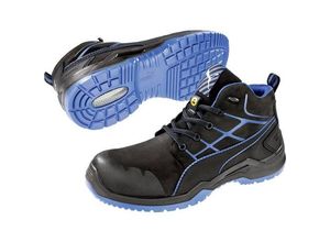 4051428057028 - PUMA Safety Krypton Blue Mid 634200-42 ESD Sicherheitsstiefel S3 Schuhgröße (EU) 42 Schwarz Blau 1 St