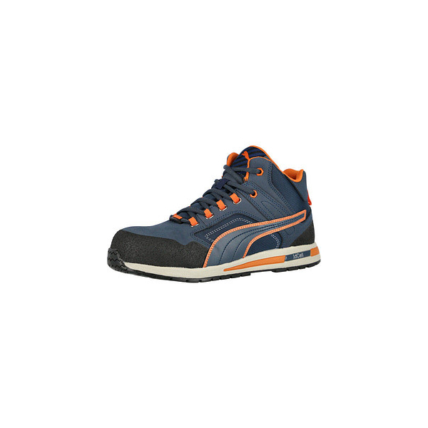 4051428062862 - Puma Safety Shoes - puma Crosstwist Mid 633140-44 Sicherheitsstiefel S3 Schuhgröße (eu) 44 Blau Orange 1 St