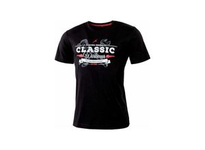 4051428067546 - 297960 classic T-Shirt Print schwarzS - Albatros