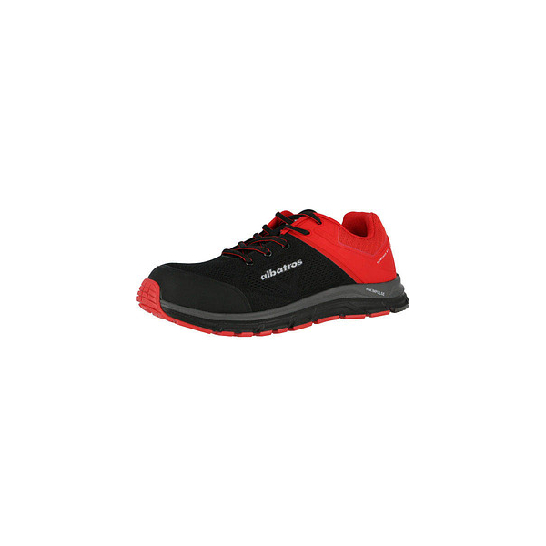 4051428068277 - Sicherheitshalbschuh 646600 Lift Red Impulse Low S1P esd sra Gr 39 schwarz rot - schwarz rot - Albatros