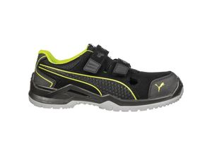 4051428069144 - Puma Safety Shoes - Sicherheitssandale Neodyme Green Low Größe 43 schwarz grün Schuhweite 11 Mikrofaser Mesh S1P src esd en iso 20345