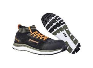 4051428082501 - Albatros ULTIMATE IMPULSE OLIVE LOW 646730-45 ESD Sicherheitsschuh S1P Schuhgröße (EU) 45 Schwarz Oliv Orange 1 St