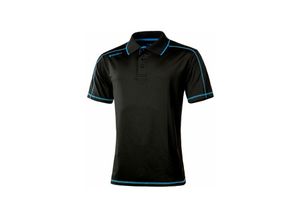 4051428087575 - 297820 clima Poloshirt schwarz-blauL - Albatros