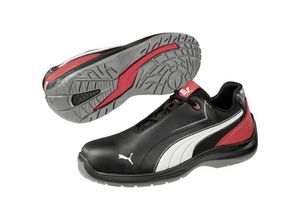 4051428096881 - PUMA Touring Black Low 643410200000036 ESD Sicherheitshalbschuh S3 Schuhgröße (EU) 36 Schwarz Rot 1 Paar