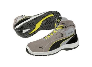 4051428097086 - PUMA Sicherheitsstiefel TOURING STONE MID Größe 44 stone S3 SRC EN ISO 203452011 hydrophobiertes Veloursleder