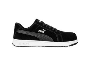 4051428108973 - Iconic Wildleder Black Low S1PL esd fo hro sr Sicherheitsschuhe - 38 eu - Schwarze - Schwarze - Puma