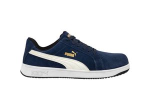 4051428109130 - Iconic Wildleder Navy Low S1PL esd fo hro sr Arbeitsschuhe - 40 eu - Bleu - Bleu - Puma