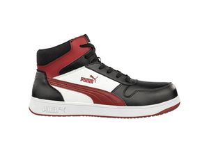 4051428109406 - Safety Shoes - Frontcourt blk wht red Mid S3L esd fo hro sr Sicherheitshochschuhe - 39 eu