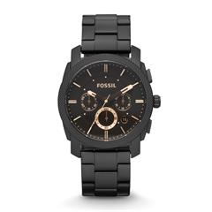 4051432416743 - Chronograph FOSSIL MACHINE FS4682 Armbanduhren schwarz Herren Quarzuhren