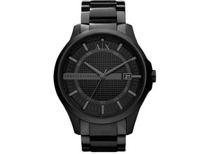 4051432506857 - Quarzuhr ARMANI EXCHANGE AX2104 Armbanduhren schwarz Herren Hochzeitsmode Armbanduhr Herrenuhr Datum analog Edelstahlarmband