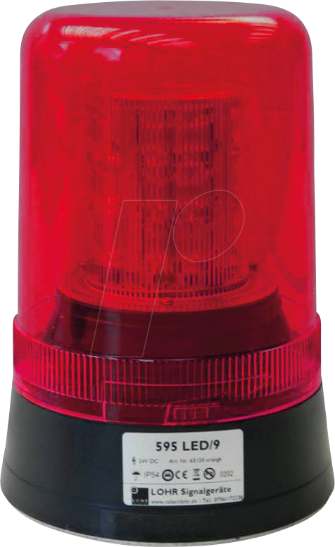 4051455018450 - COBL595LED230RL - LED-Kennleuchte CO BL 595 115-240 V AC rot