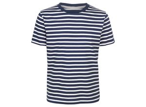 4051533667730 - elkline - T-Shirt HANNES gestreift in darkblue white Gr104 110